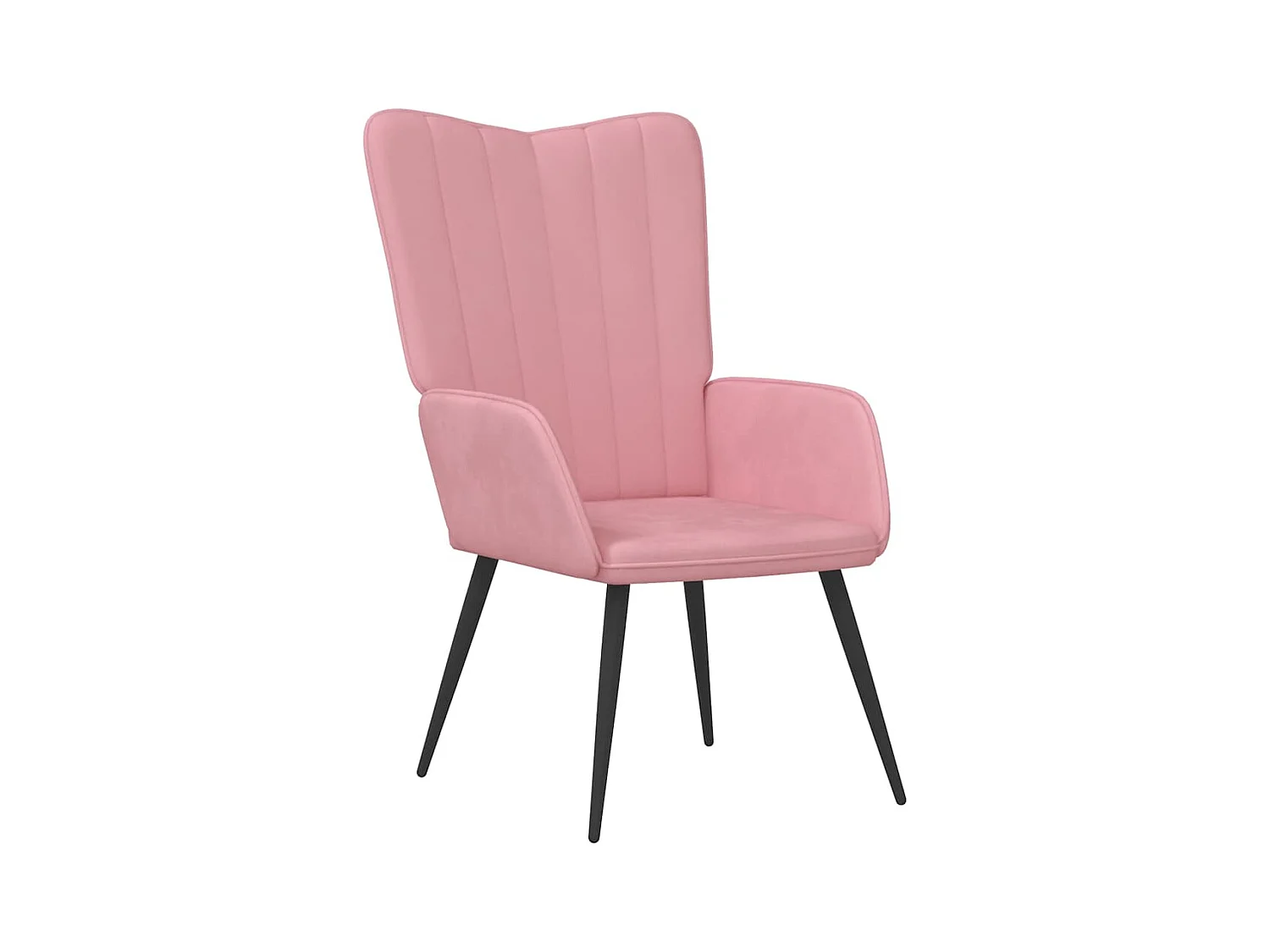 Sillón de relax | Silla de relax de terciopelo rosa SHL9221