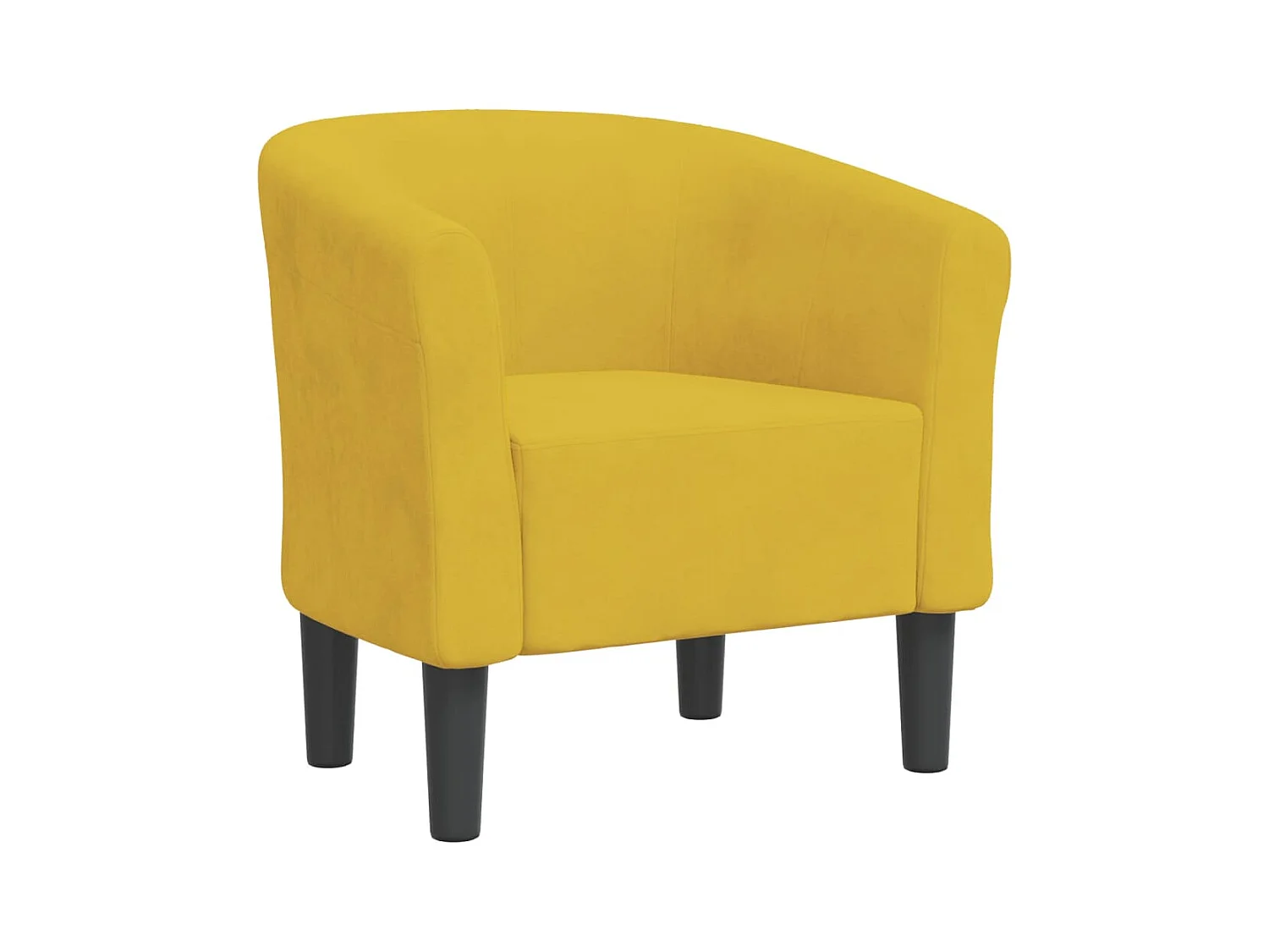 Sillón de salón | Silla de relax | Sillón de terciopelo amarillo SHL5326
