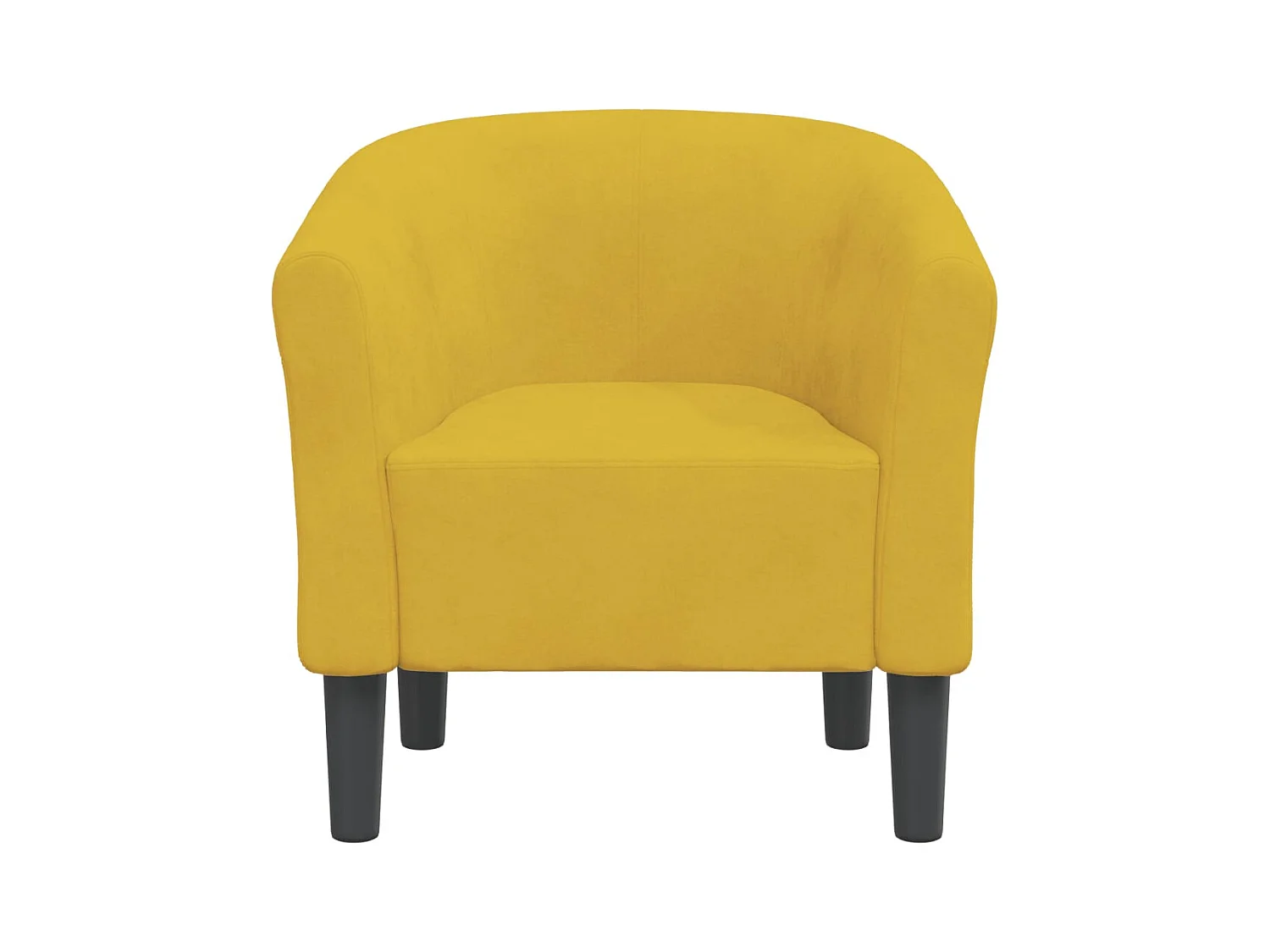 Sillón de salón | Silla de relax | Sillón de terciopelo amarillo SHL5326