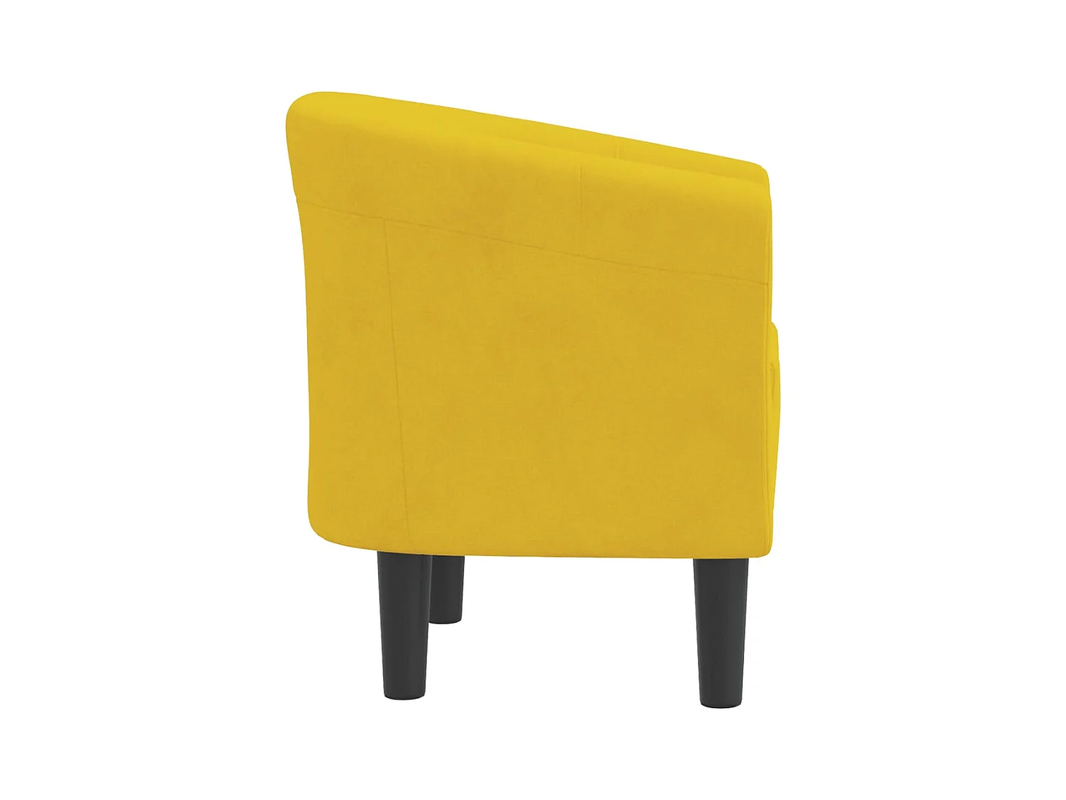 Sillón de salón | Silla de relax | Sillón de terciopelo amarillo SHL5326