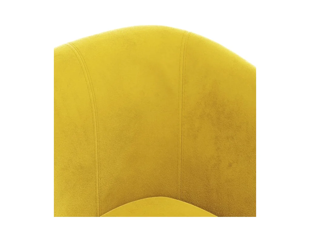Sillón de salón | Silla de relax | Sillón de terciopelo amarillo SHL5326