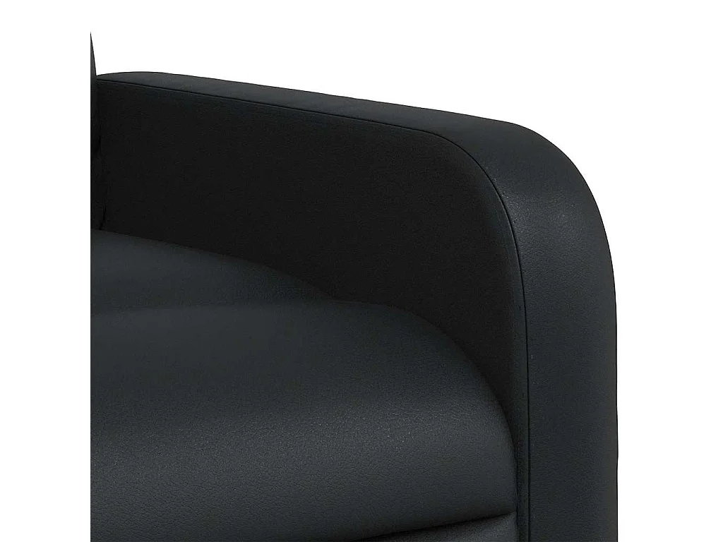 Relaxsessel | Lounge Sessel für Wohnzimmer Schwarz Kunstleder SHL54798