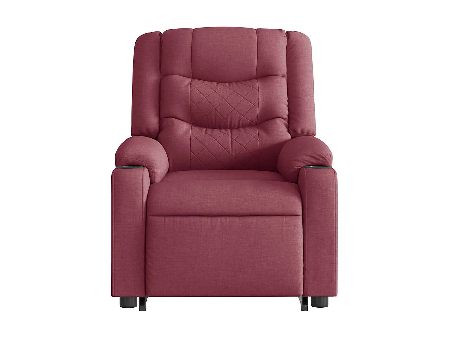 Fauteuil inclinable-Chaise de relax-Fauteuil TV rouge bordeaux tissu SHL1223
