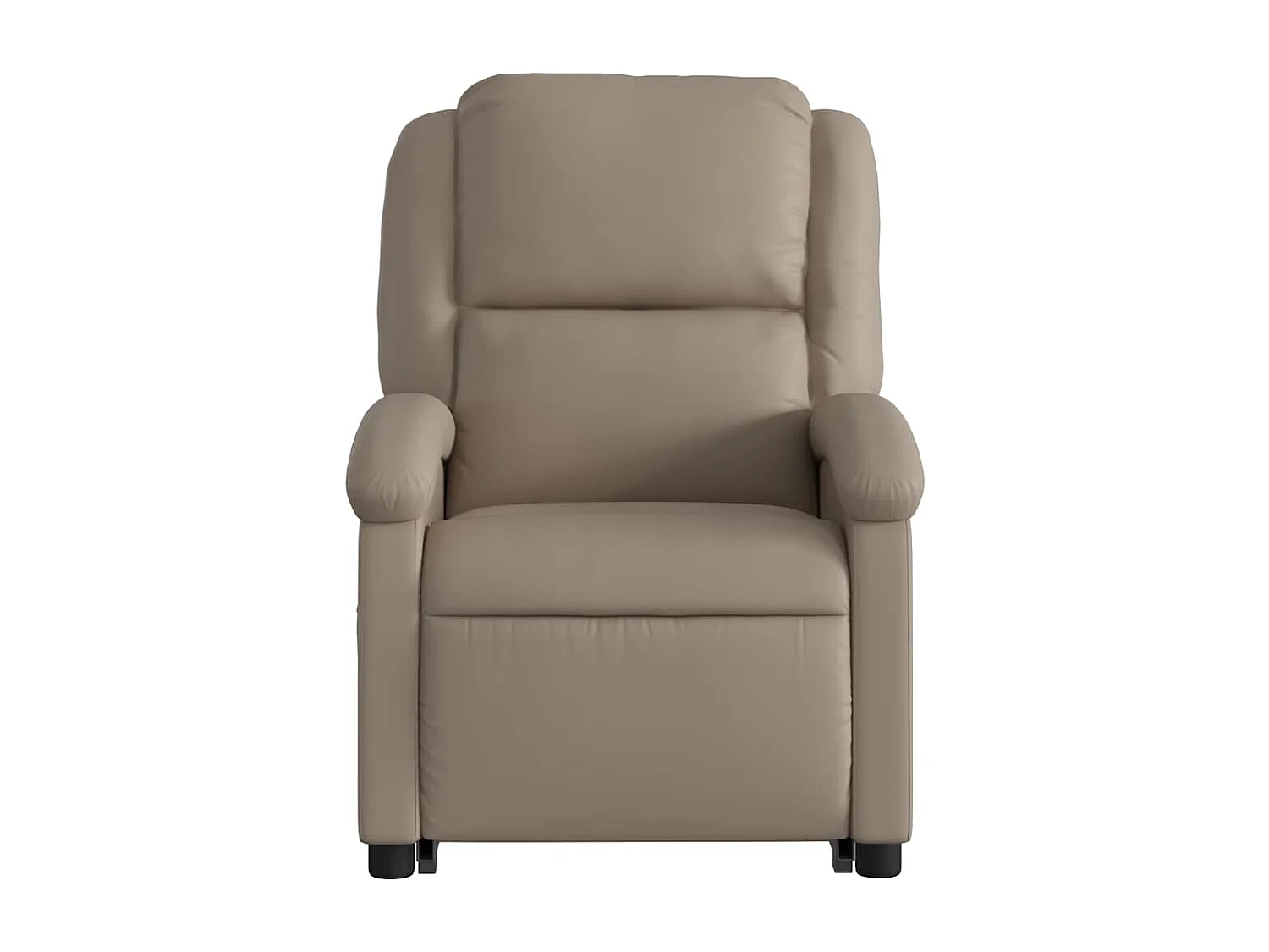 Fauteuil inclinable-Chaise de relax-Fauteuil de Massage Cappuccino Similicuir SHL4926