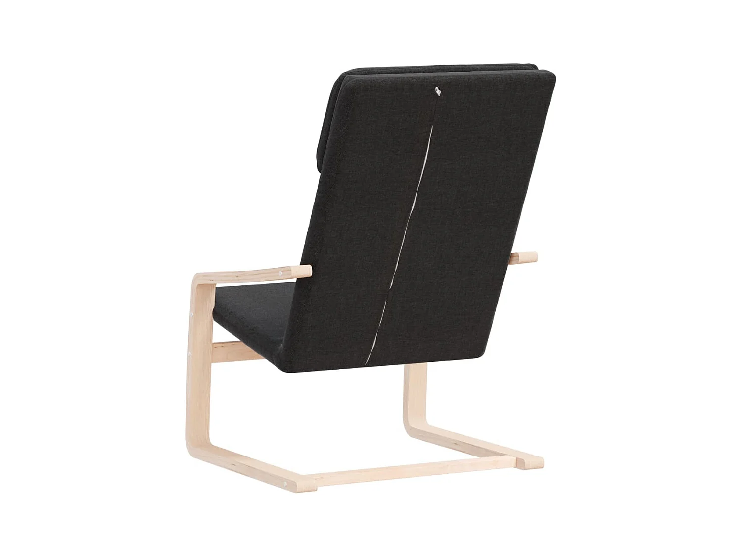 Sillón de relax | Silla de relax de tela negro SHL4368