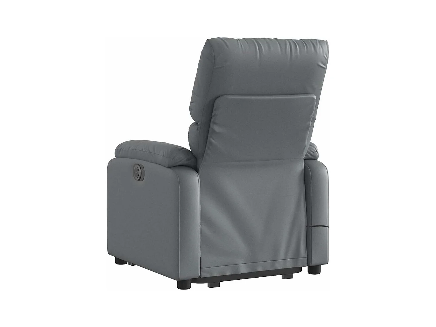 Sillón de salón | Silla | Sillón de masaje elevable eléctrico cuero sintético gris SHL5180