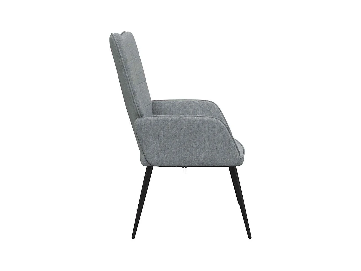 Sillón de relax | Silla de relax de tela gris claro SHL6218