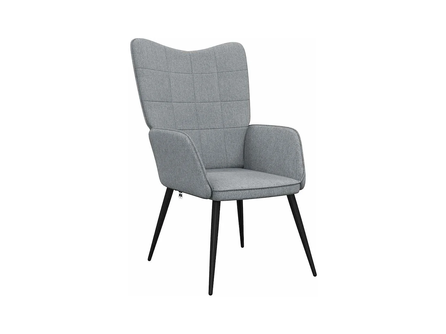 Fauteuil de relaxation-Chaise de bureau Gris clair Tissu SHL4529