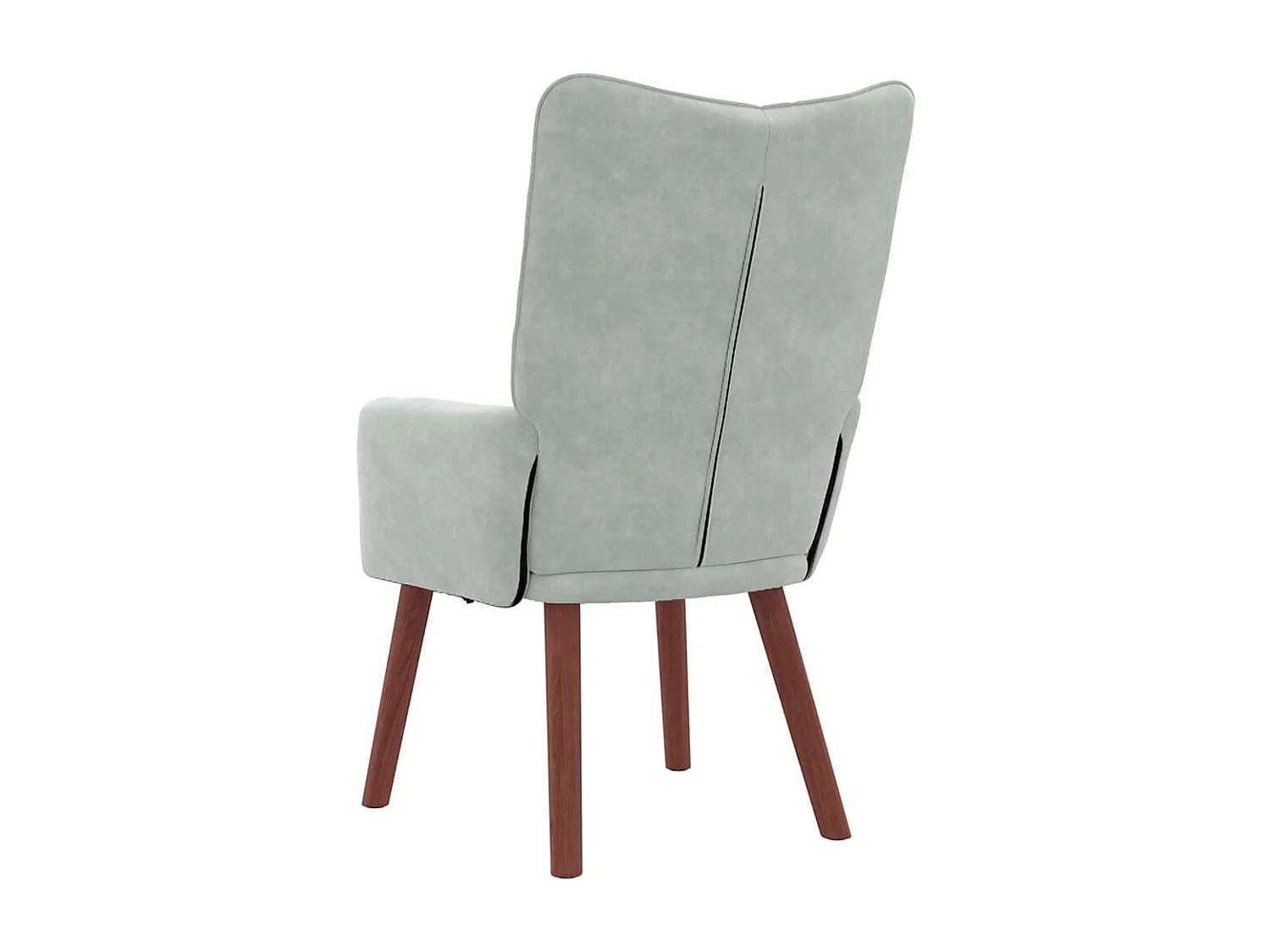 Relaxstoel | Ontspanningsstoel Lichtgrijs 63 x 67 x 94 cm Fluweel
