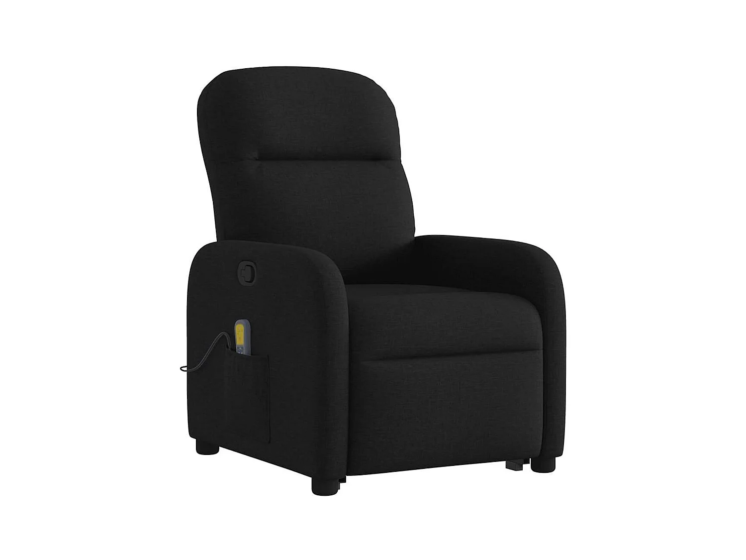 Sillón de relax | Sillón reclinable de masaje elevable tela negro SHL3036