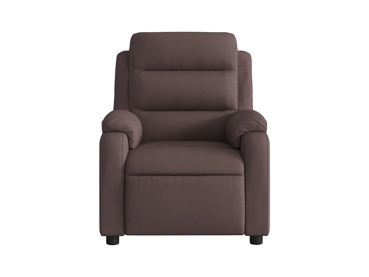 Sillón de relax | Silla | Sillón reclinable de tela marrón oscuro SHL7800