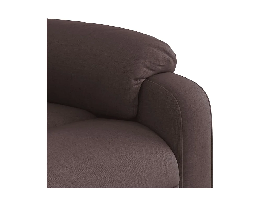 Sillón de relax | Silla | Sillón reclinable de tela marrón oscuro SHL7800