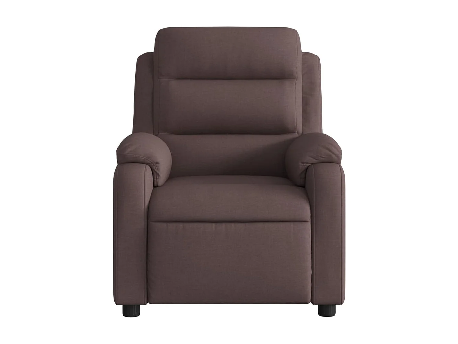 Relaxsessel | Lounge Sessel für Wohnzimmer Dunkelbraun Stoff SHL17749