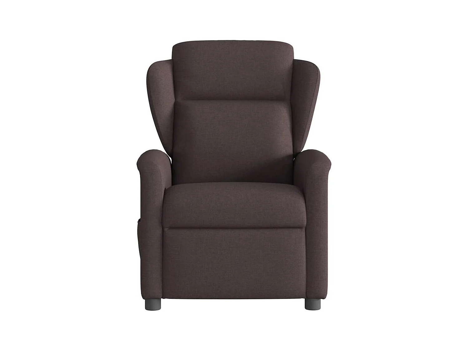Fauteuil inclinable-Chaise de relax-Fauteuil TV Marron foncé Tissu SHL3506