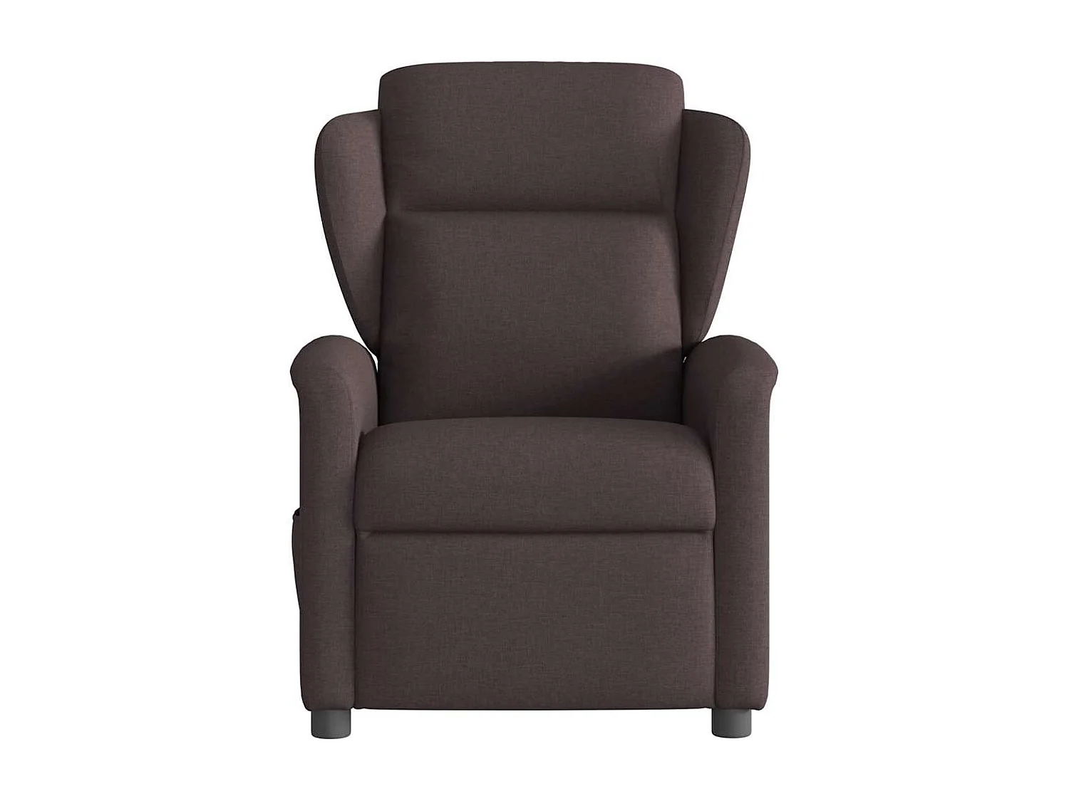 Fauteuil inclinable-Chaise de relax-Fauteuil TV Marron foncé Tissu SHL3506