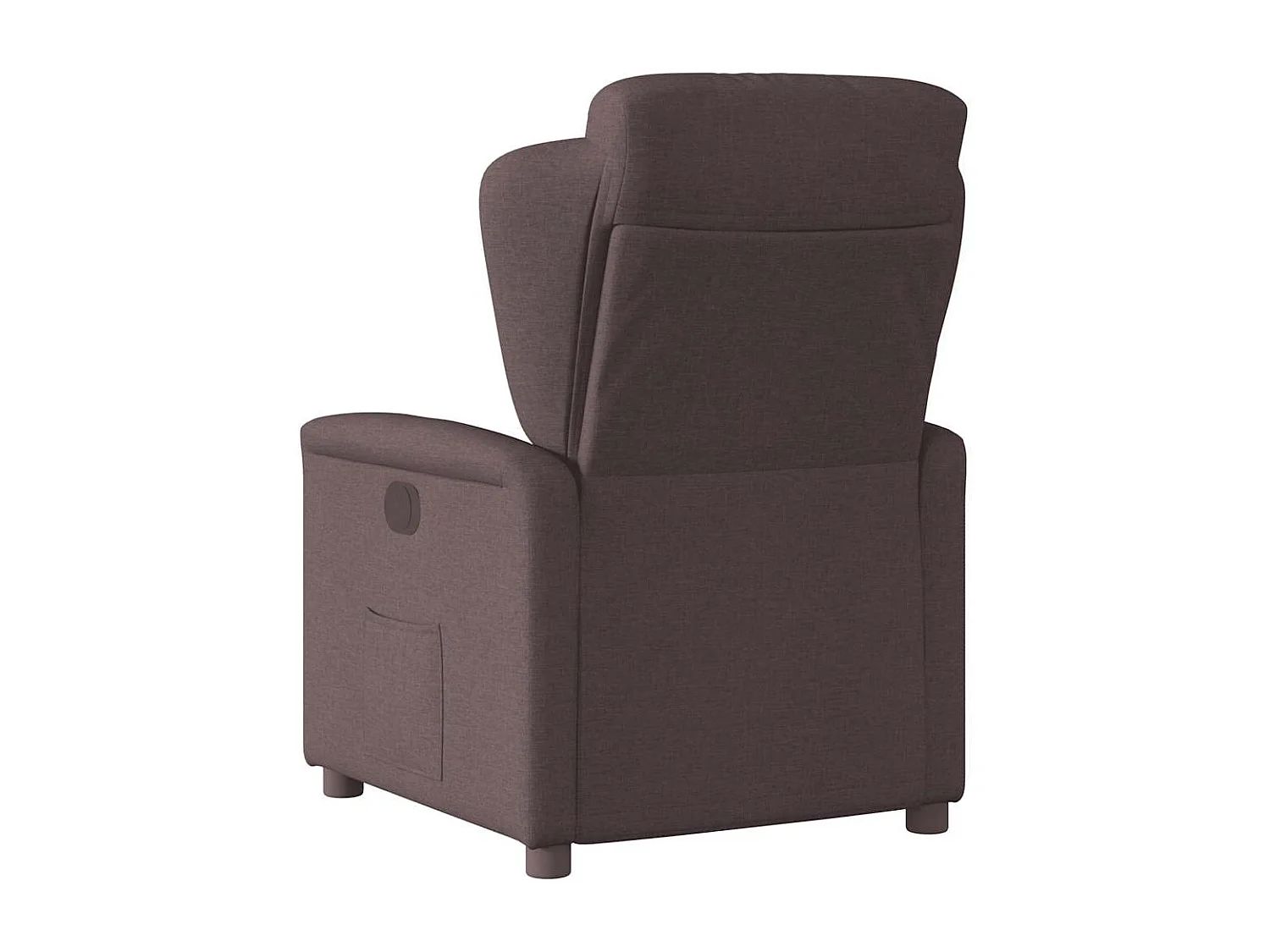 Fauteuil inclinable-Chaise de relax-Fauteuil TV Marron foncé Tissu SHL3506