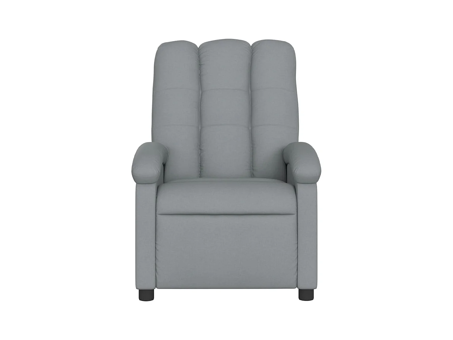 Sillón de relax | Sillón reclinable de tela gris claro SHL5214