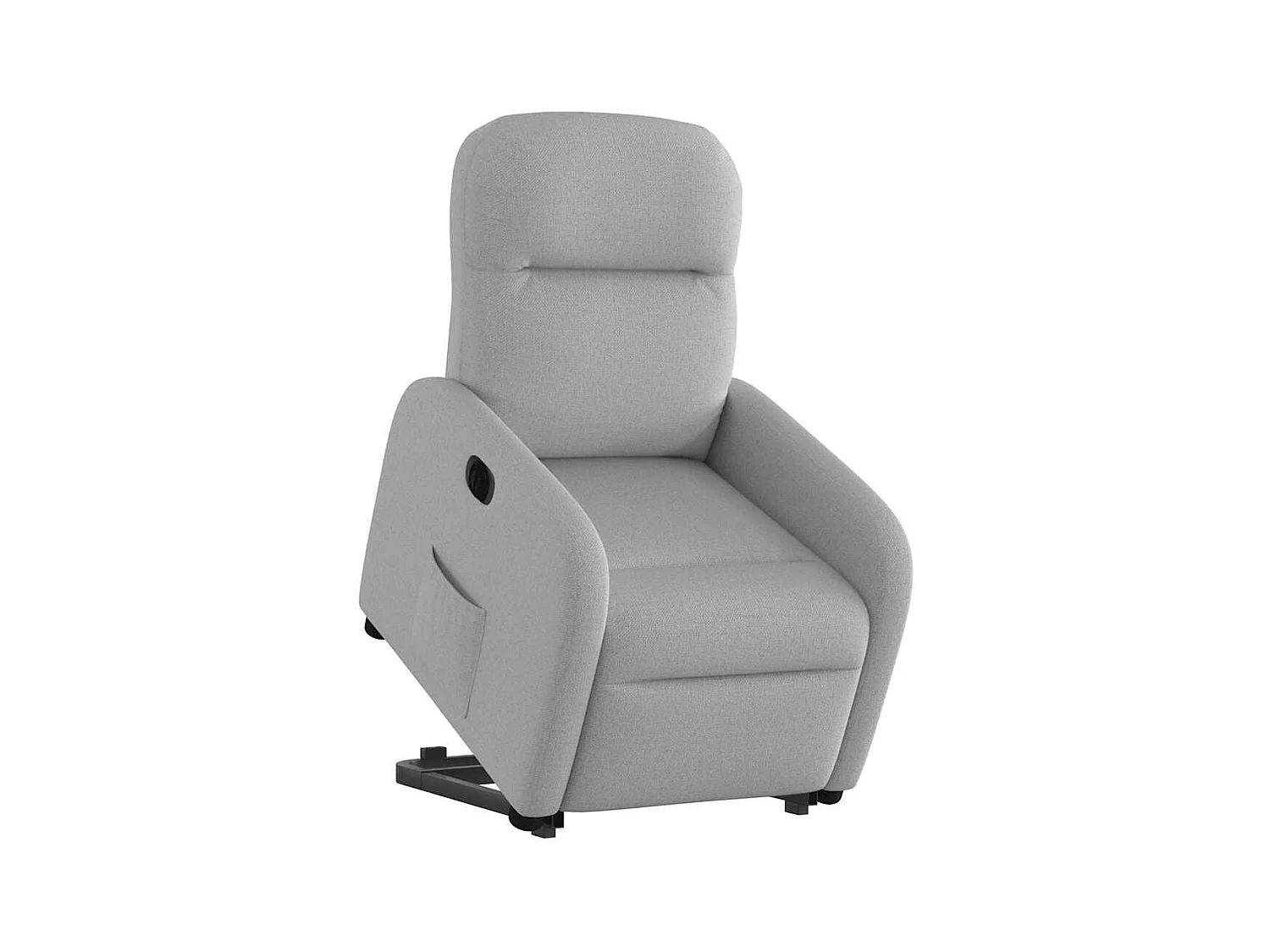 Silla de relax | Sillón eléctrico reclinable elevable de tela gris nube SHL2324