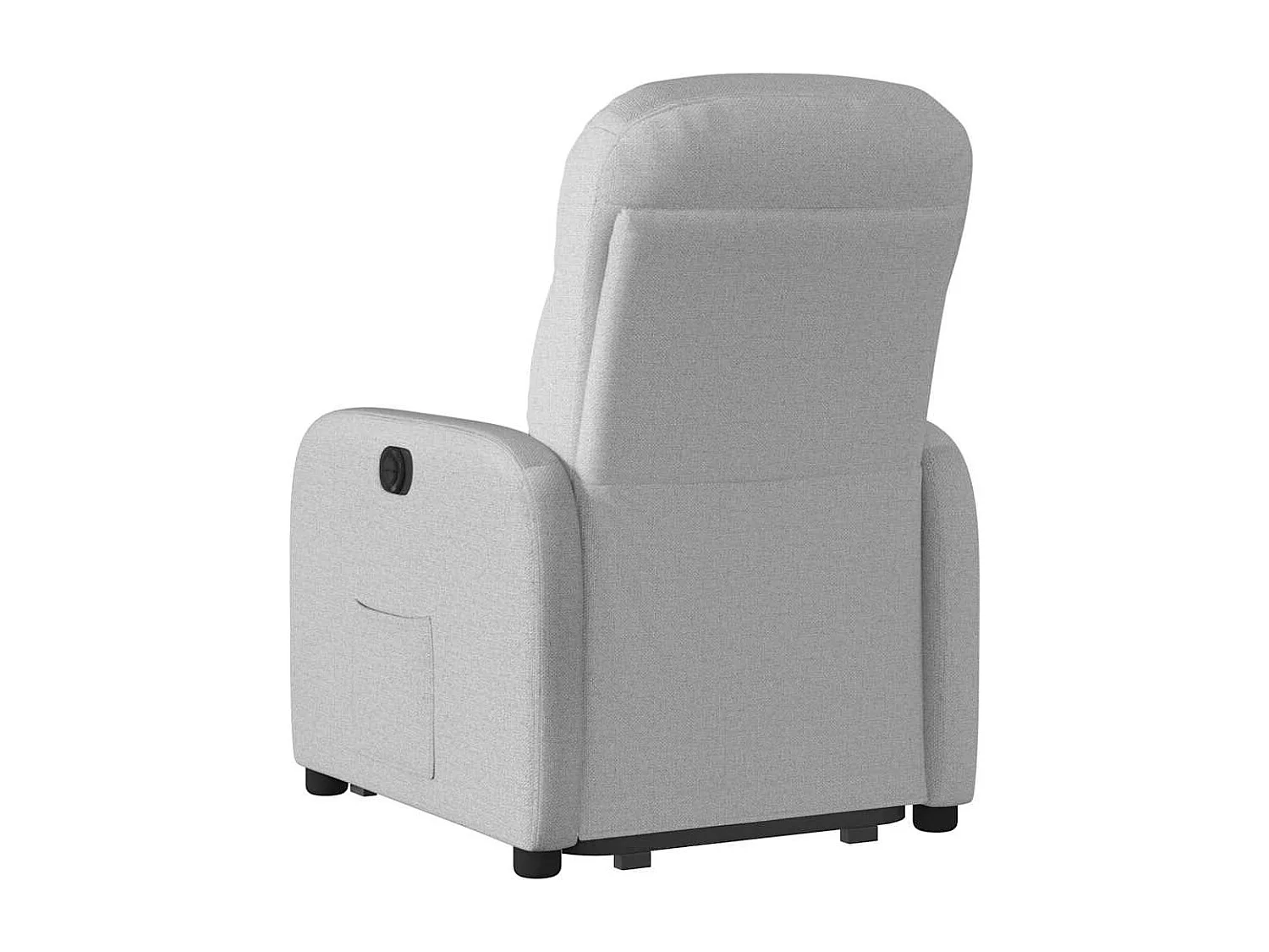 Silla de relax | Sillón eléctrico reclinable elevable de tela gris nube SHL2324