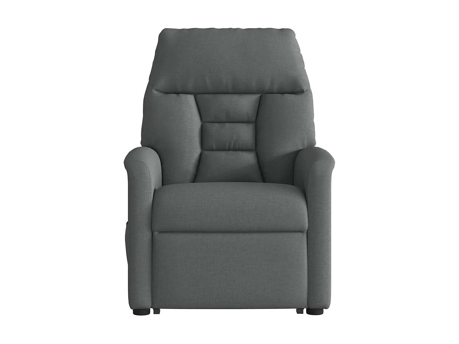 Fauteuil inclinable-Chaise de relax-Fauteuil TV Gris foncé Tissu SHL1704