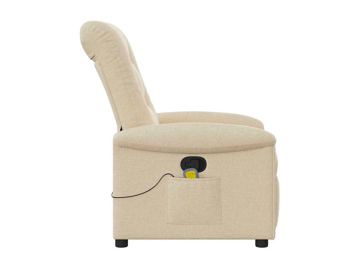 Relaxsessel | Massagesessel Creme Stoff SHL52548