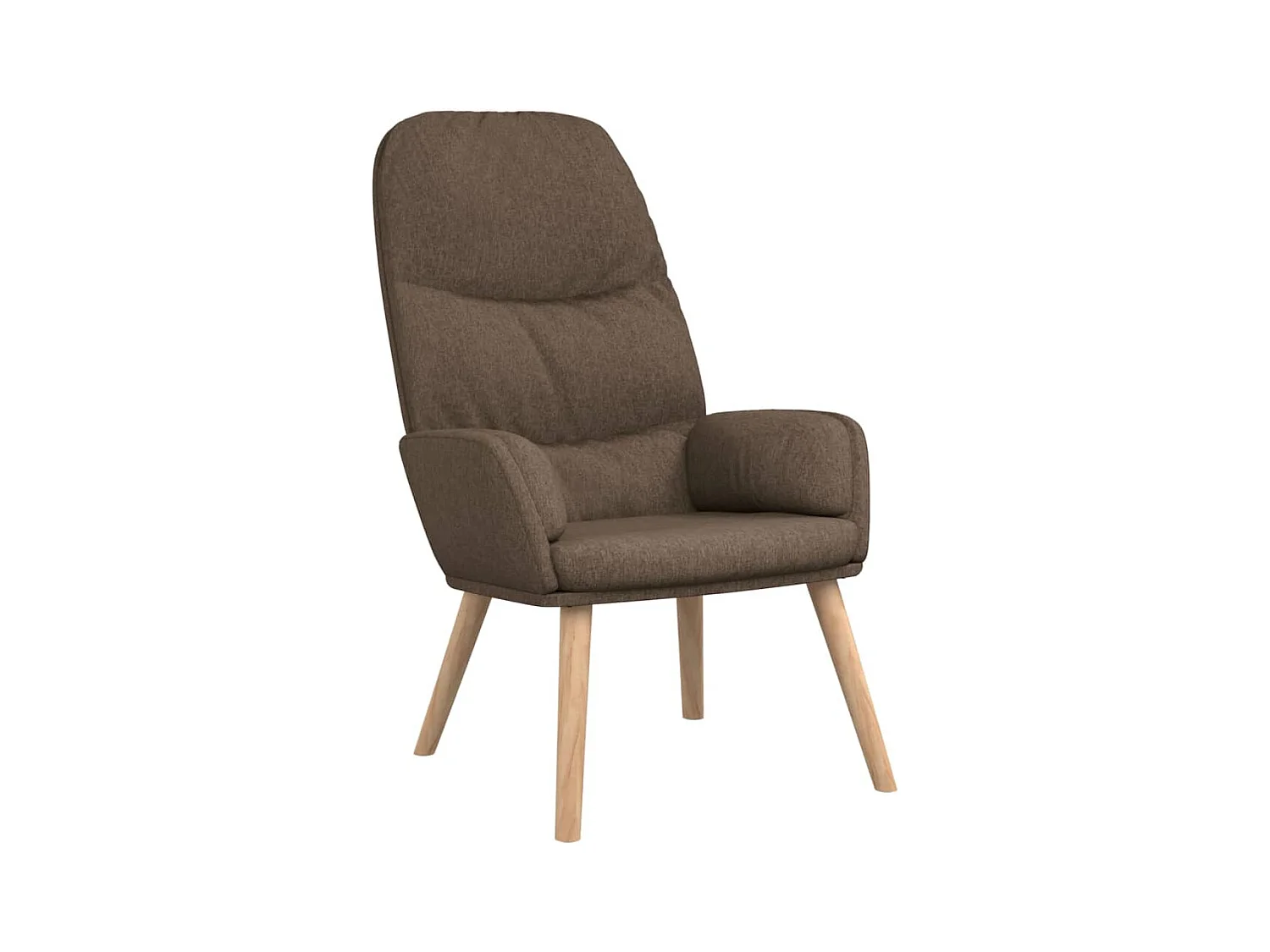 Chaise de relaxation-Fauteuil de Salon Taupe Tissu SHL4055