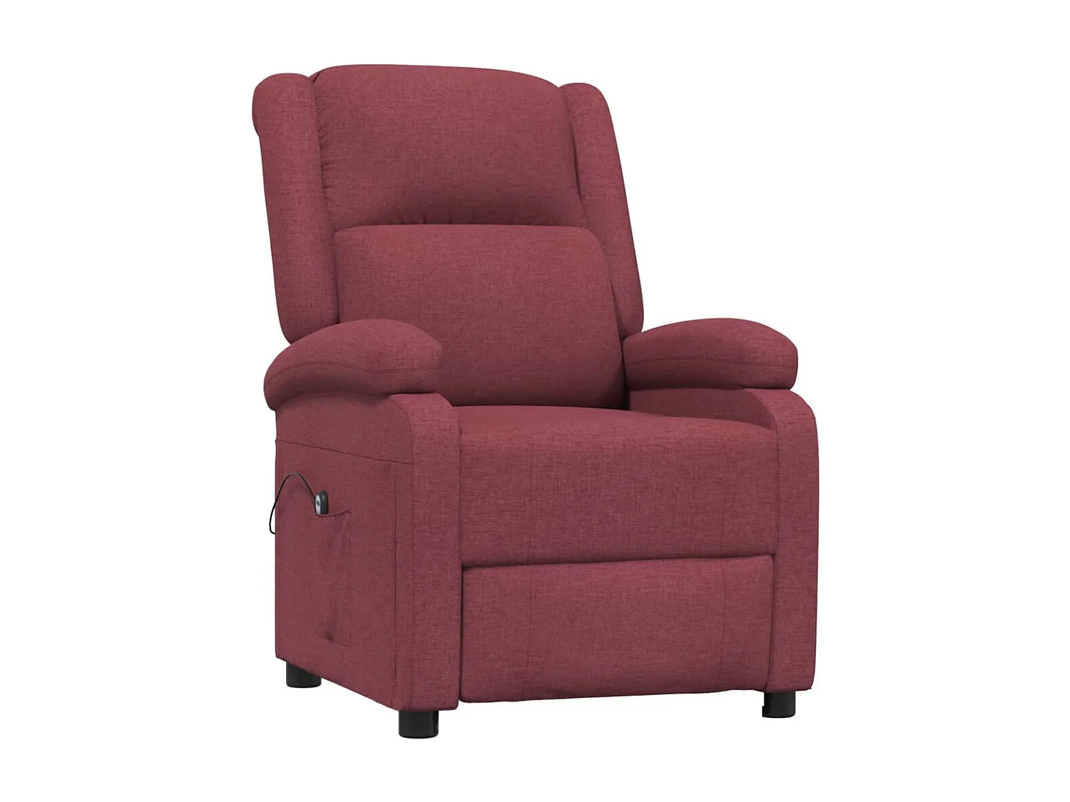 Fauteuil inclinable électrique-Chaise de relax Rouge bordeaux Tissu SHL5449
