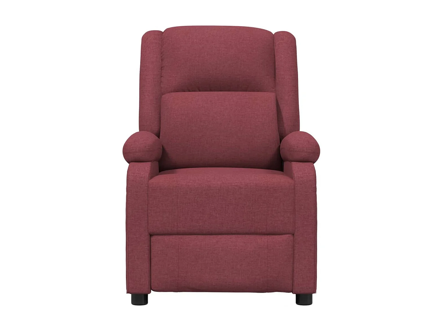 Fauteuil inclinable électrique-Chaise de relax Rouge bordeaux Tissu SHL5449