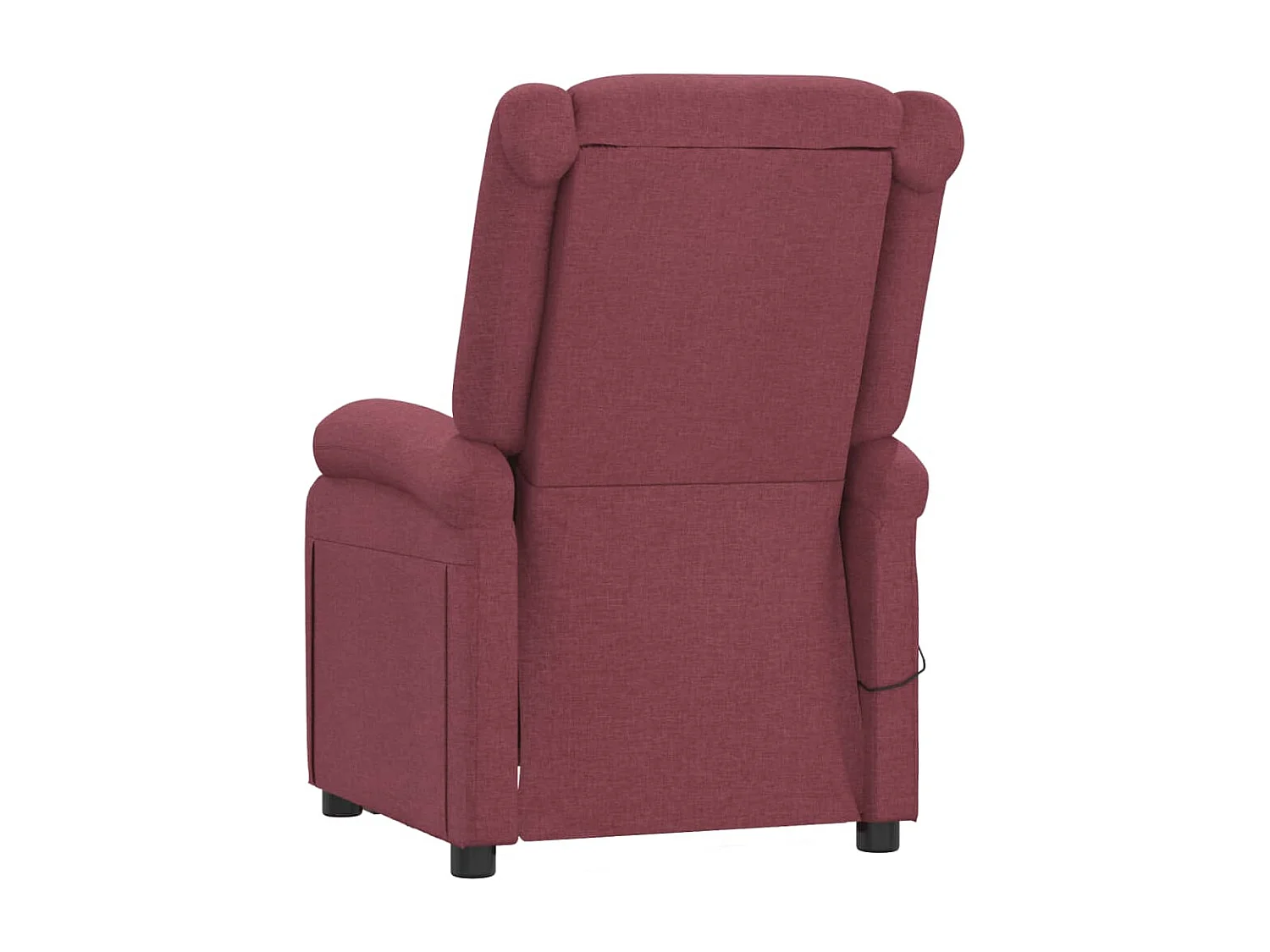 Fauteuil inclinable électrique-Chaise de relax Rouge bordeaux Tissu SHL5449