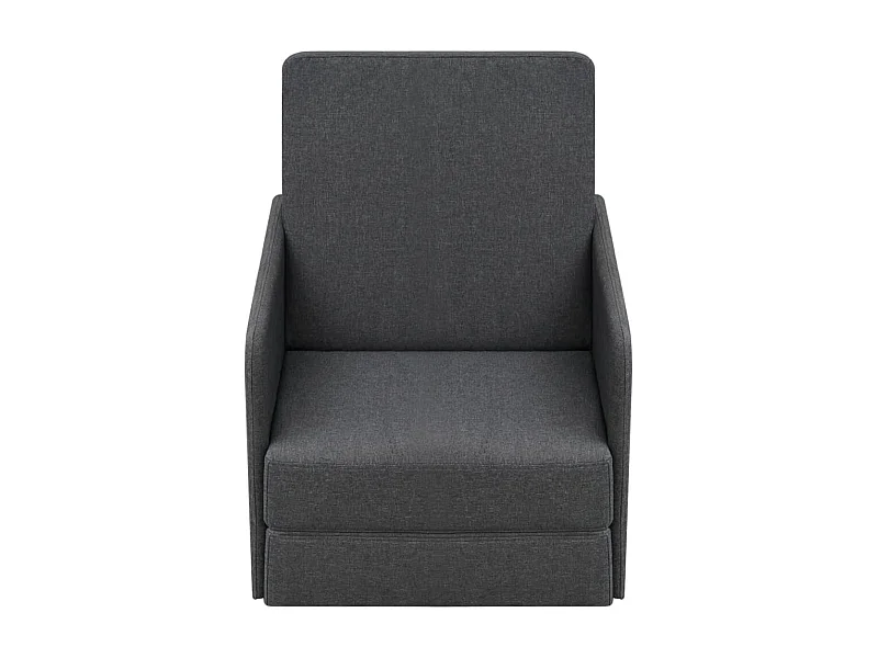 Sillón convertible tela gris oscuro SHL7334