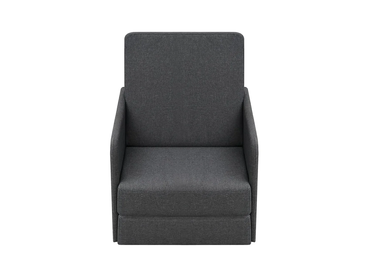 Sillón convertible tela gris oscuro SHL7334