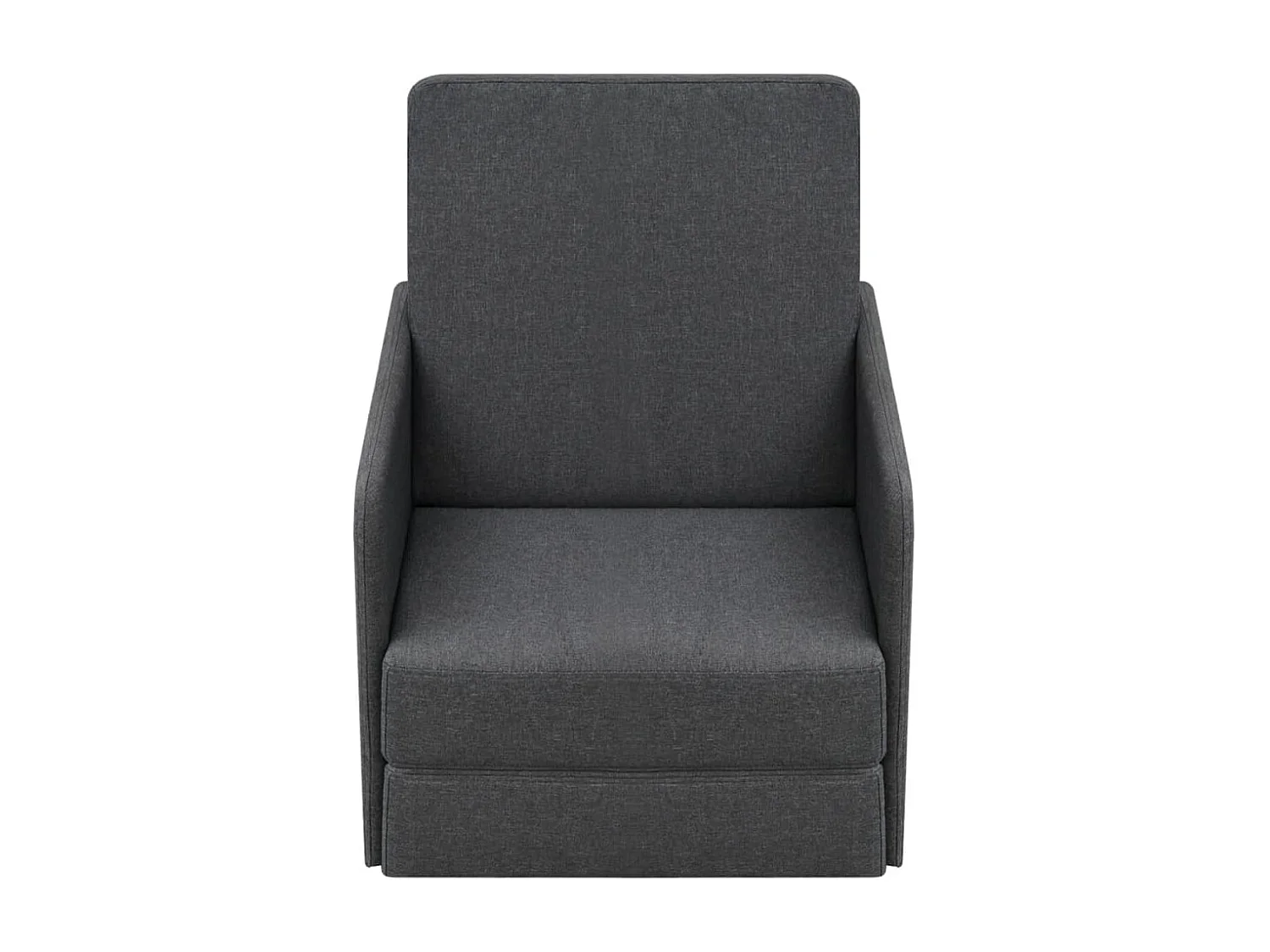 Schlafsessel Ausziehbar Dunkelgrau Stoff SHL42806