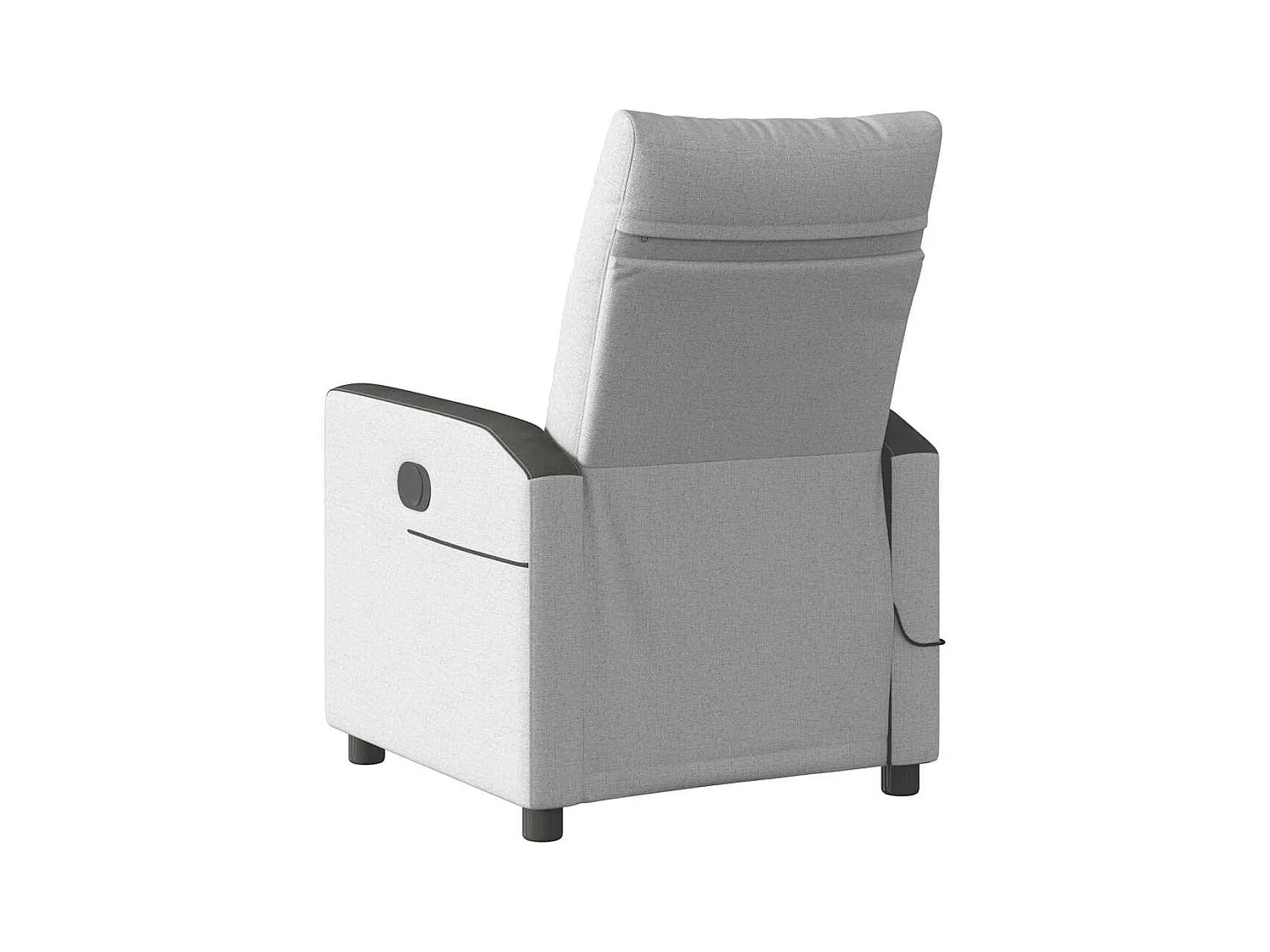 Cadeira de massagem reclinável tecido cinzento SHL223214