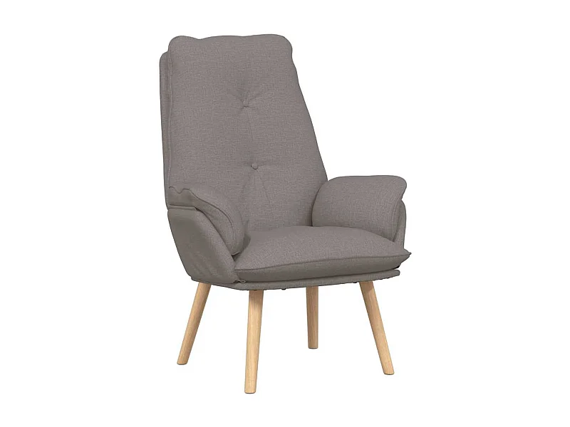 Fauteuil Salon-Chaise de relax Taupe 69x74x93 cm tissu SHL1102