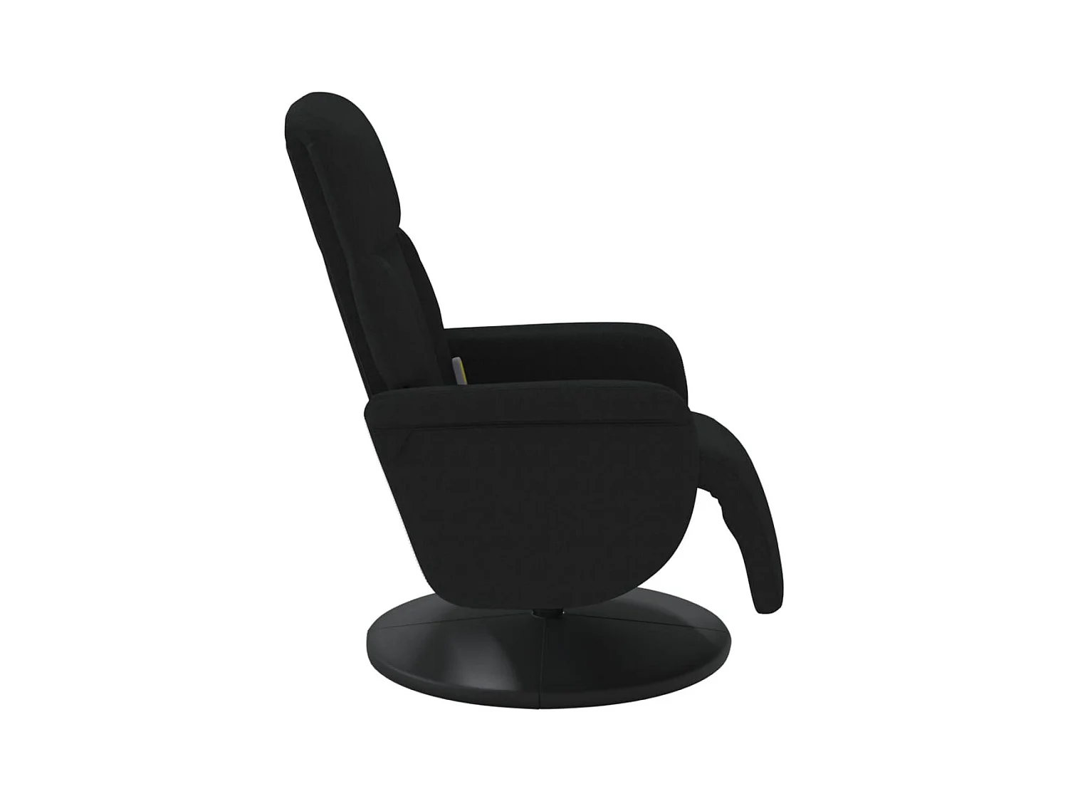 Sillón de relax | Sillón reclinable de masaje con reposapiés terciopelo negro SHL6954