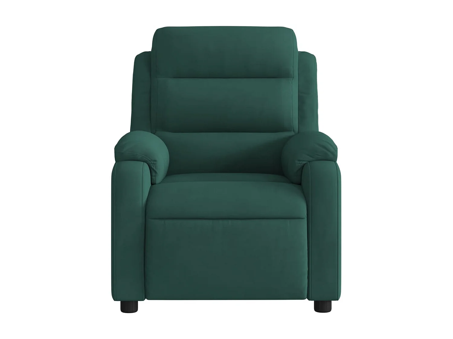Fauteuil inclinable-Chaise de relax-Fauteuil de Massage vert foncé velours SHL2476