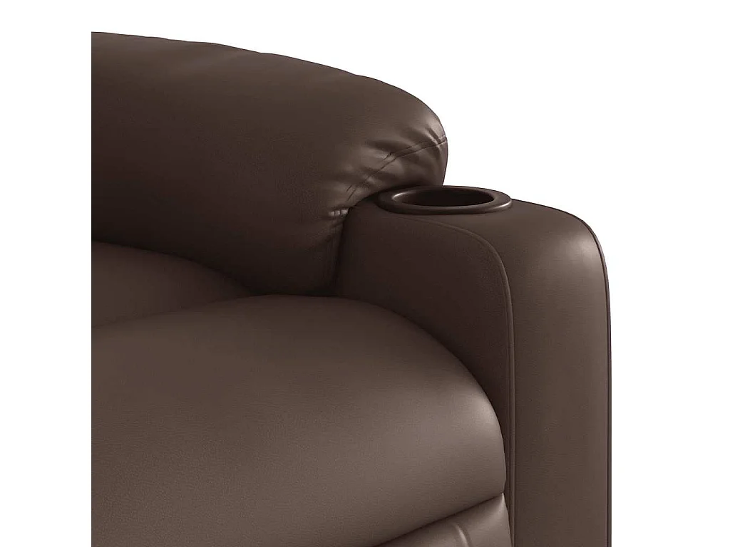 Relaxsessel | Massagesessel Braun Kunstleder SHL13774