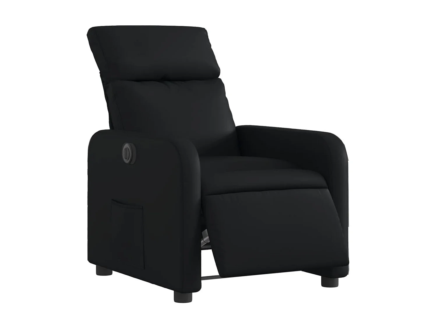 Fauteuil inclinable électrique-Chaise de relax-Fauteuil salon Noir Similicuir SHL5178