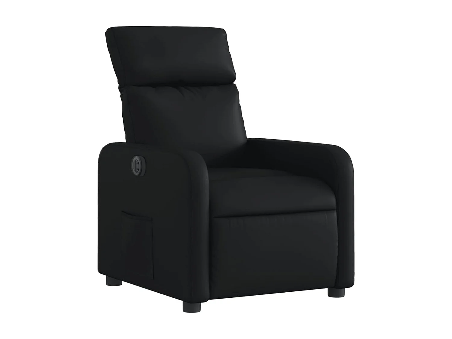Fauteuil inclinable électrique-Chaise de relax-Fauteuil salon Noir Similicuir SHL5178