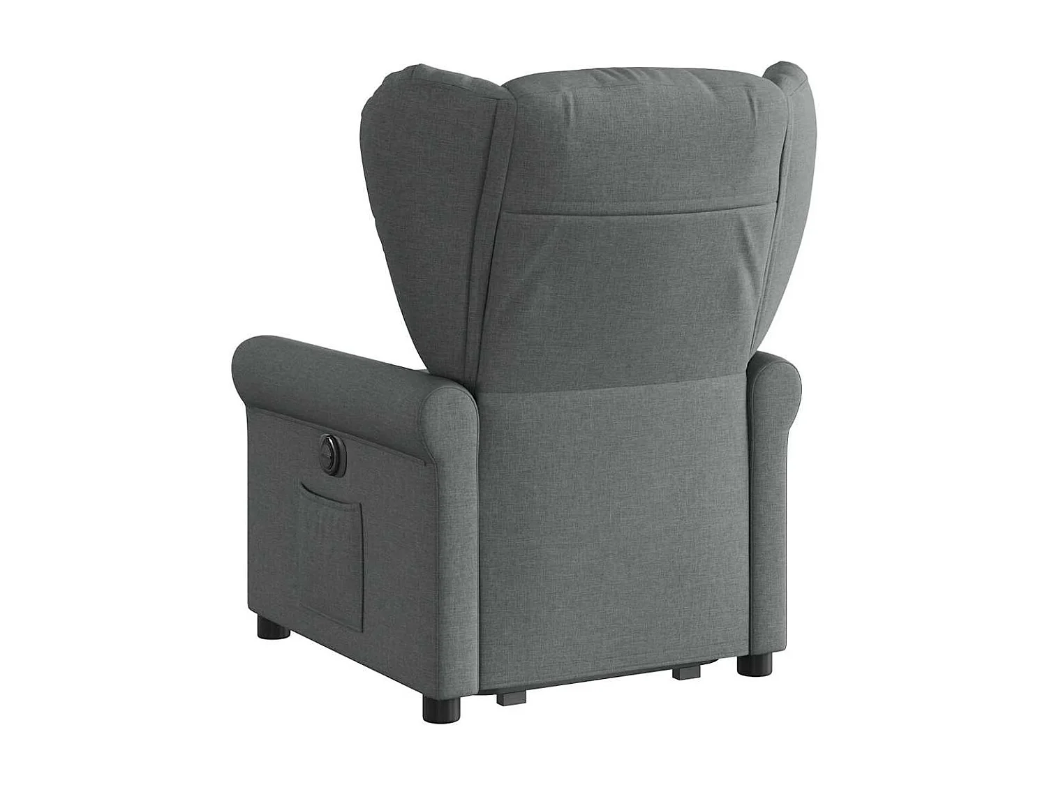 Sillón de relax | Silla | Sillón reclinable elevable de tela gris oscuro SHL4796