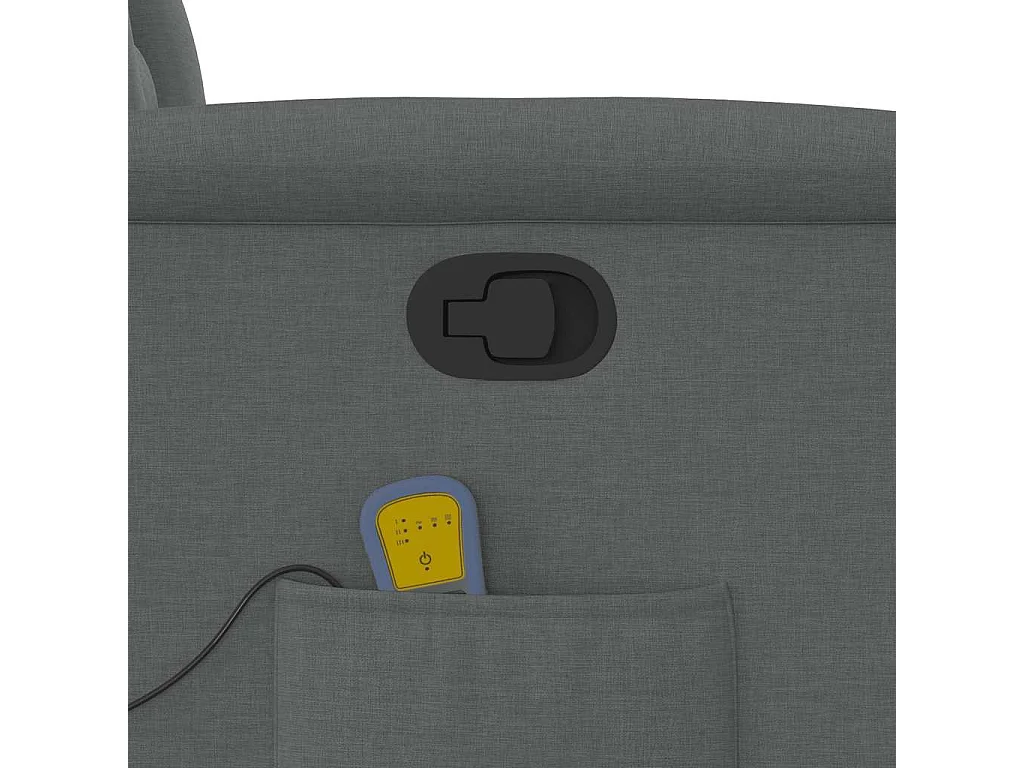 Massagestoel Donkergrijze Stof