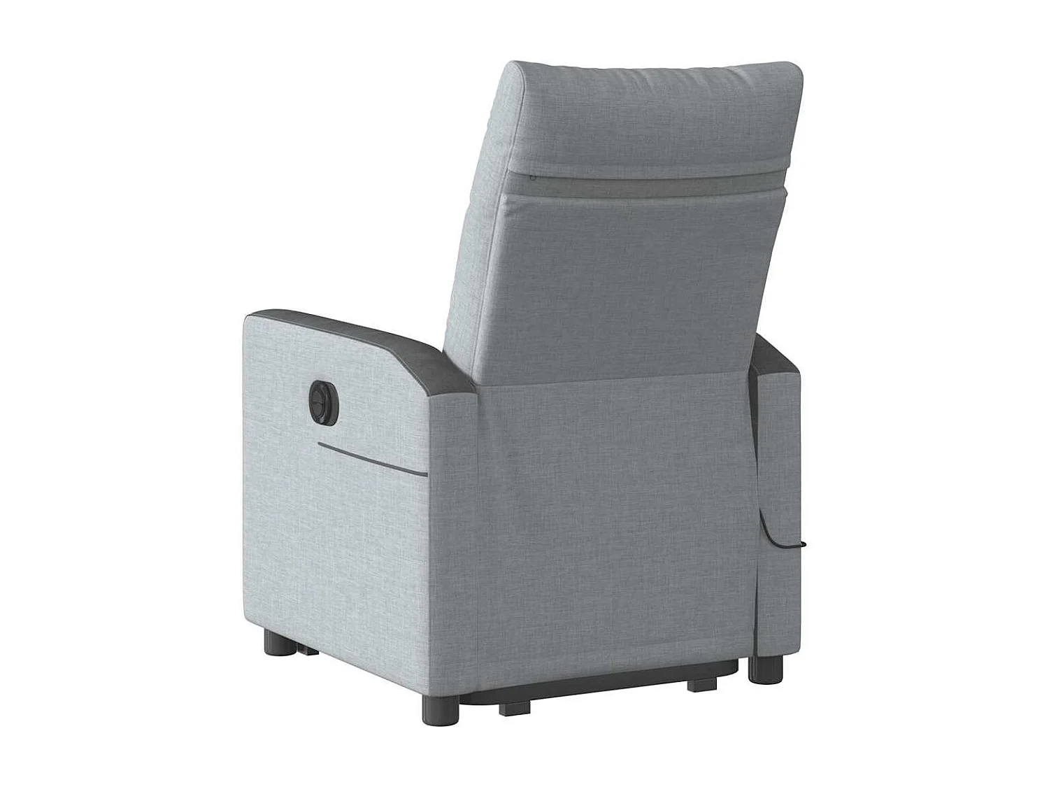 Sillón de salón | Silla | Sillón de masaje reclinable de pie de tela gris claro SHL4103