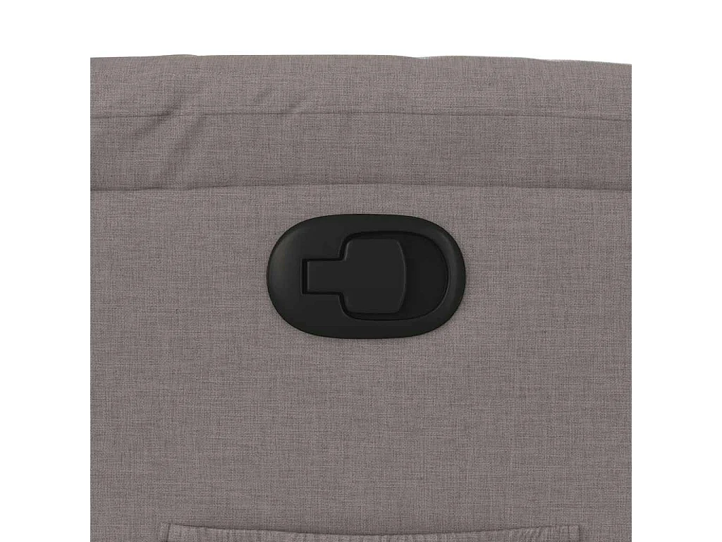 Sillón de relax | Silla | Sillón reclinable de tela gris taupe SHL6881