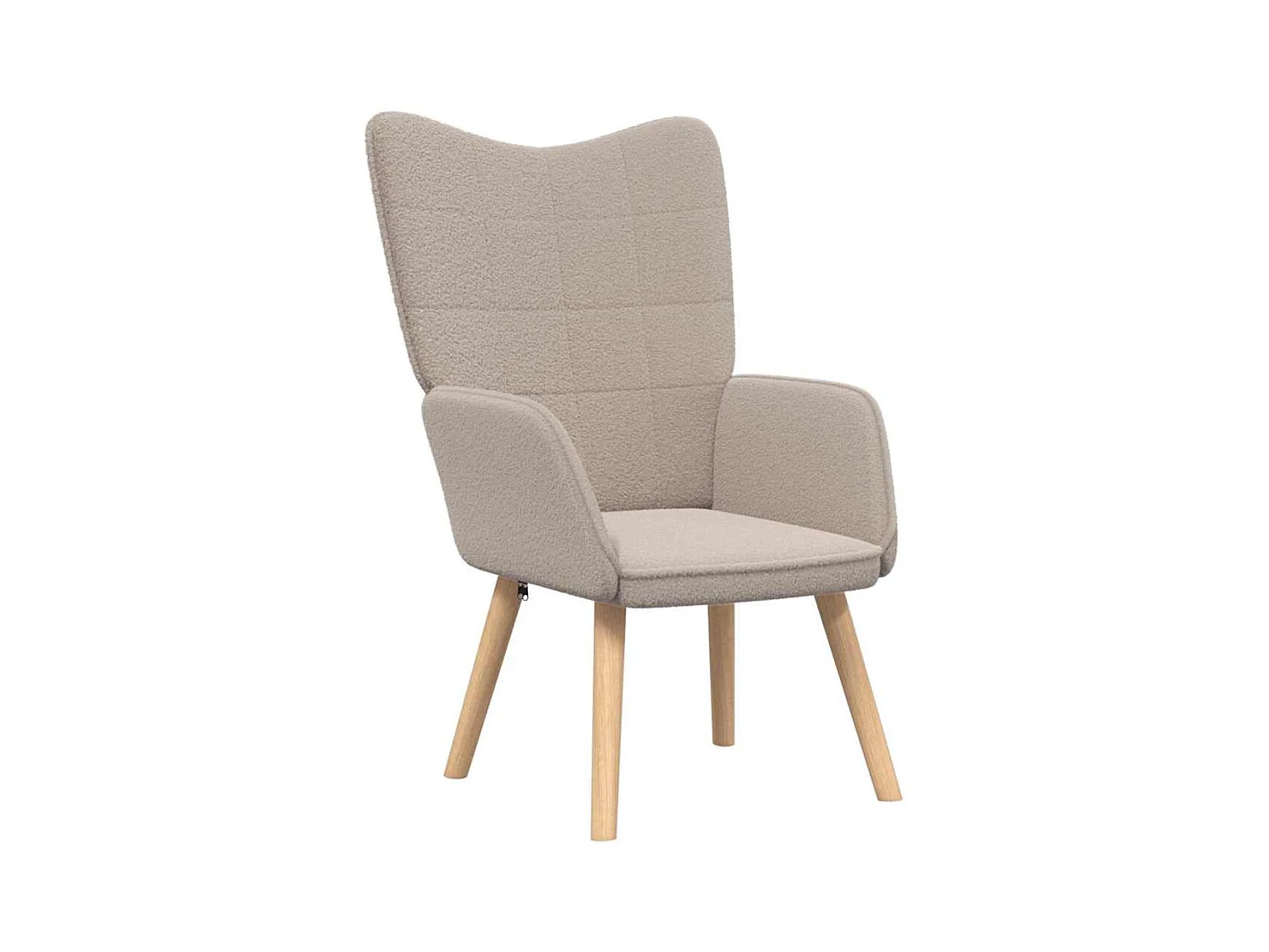 Sillón de relax | Silla Relax | Sillón de salón Gris claro 62x67x95.5 cm tela SHL3213