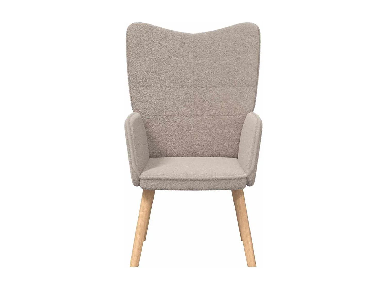 Fauteuil Salon-Chaise de relax Gris clair 62x67x95.5 cm tissu SHL2575