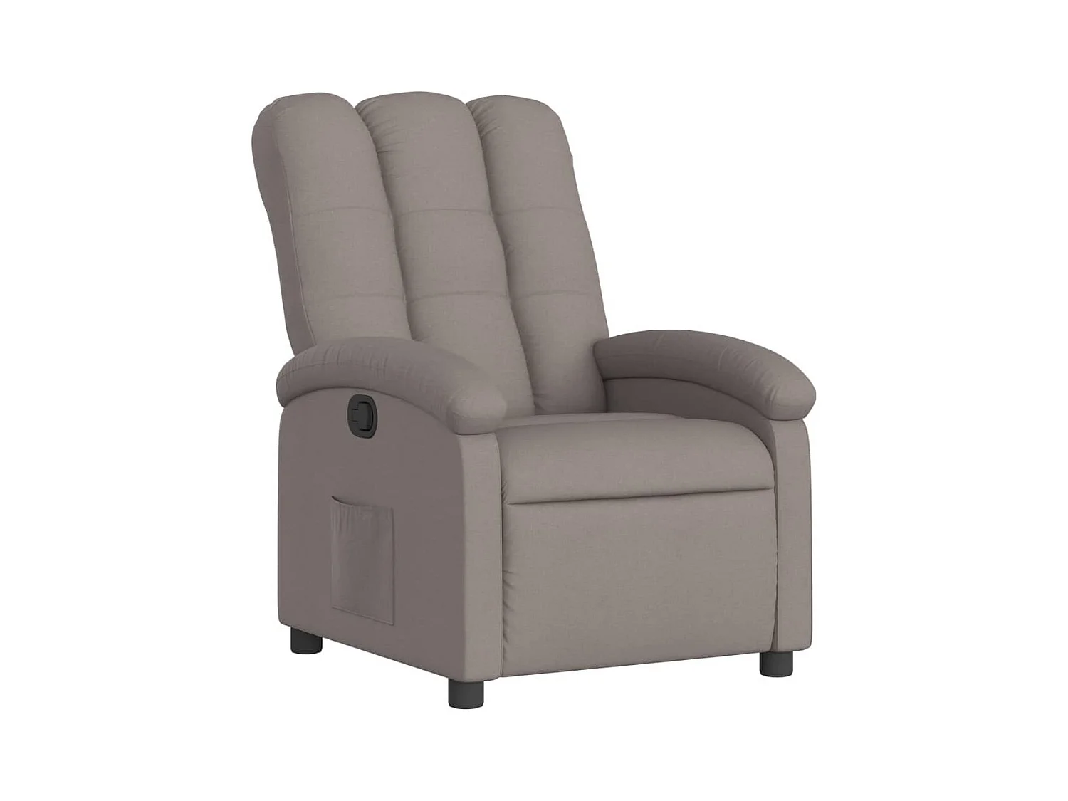 Sillón de relax | Silla | Sillón reclinable de tela gris taupe SHL2734