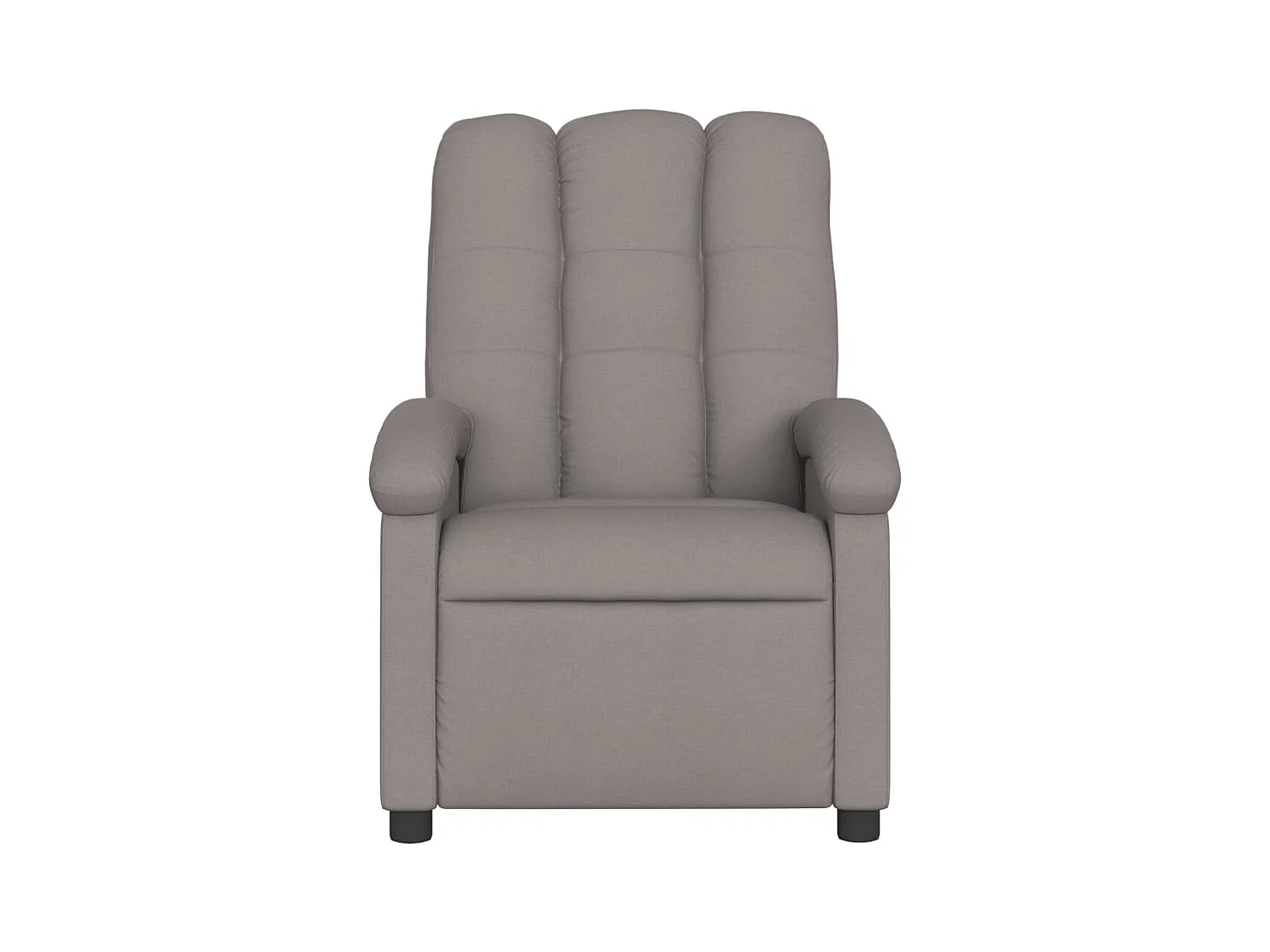 Sillón de relax | Silla | Sillón reclinable de tela gris taupe SHL2734