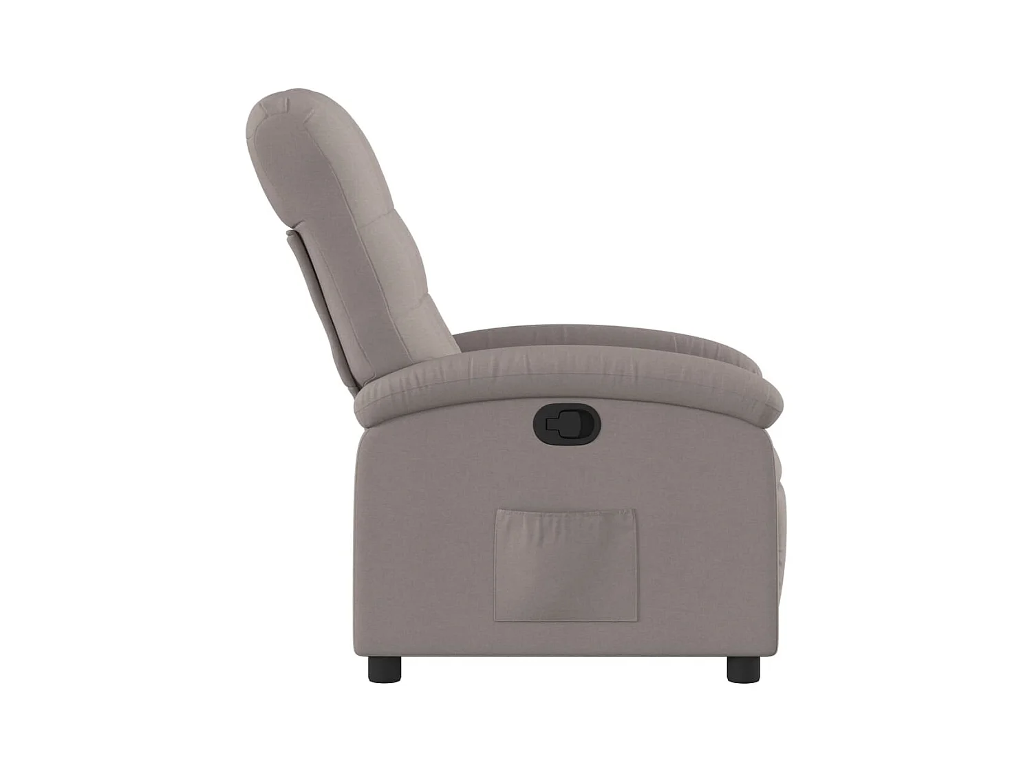 Sillón de relax | Silla | Sillón reclinable de tela gris taupe SHL2734