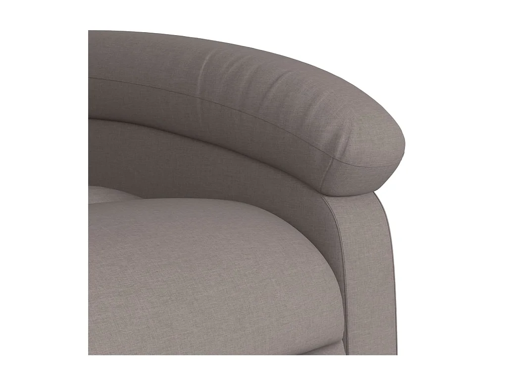 Sillón de relax | Silla | Sillón reclinable de tela gris taupe SHL2734