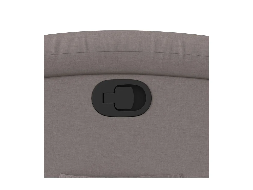 Sillón de relax | Silla | Sillón reclinable de tela gris taupe SHL2734